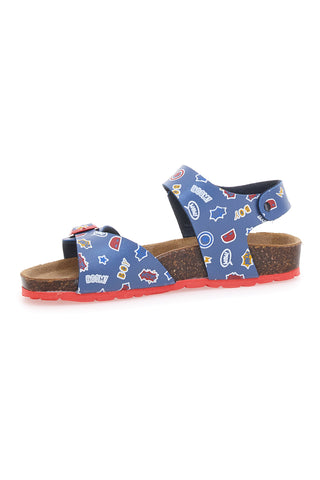 Modri in rdeči sandali Made in Italy PITT KIDS 45289GHP