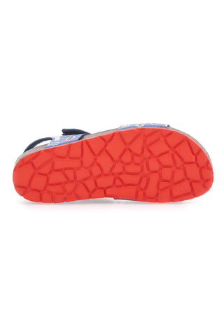 Modri in rdeči sandali Made in Italy PITT KIDS 45289GHP