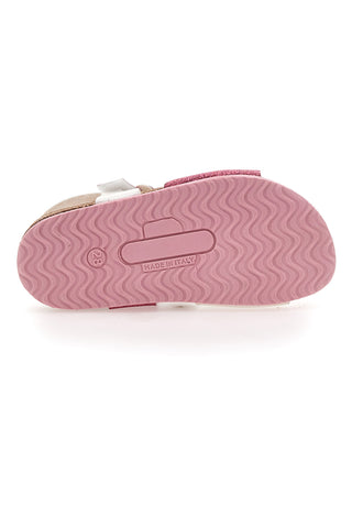 Bele in roza sandale z bleščicami Pittarello Bio 257A084SR