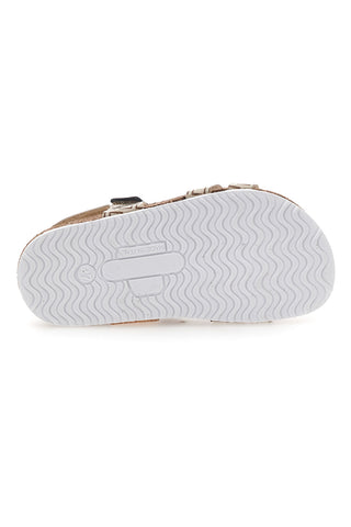 Platinske sandale z geometrijskim potiskom Pittarello Bio 257A712SR
