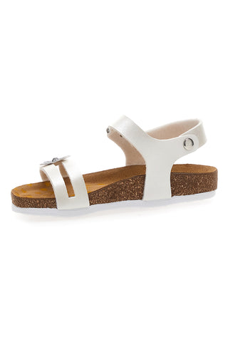 Bele sandale z okraski Pittarello Bio 257A010SR
