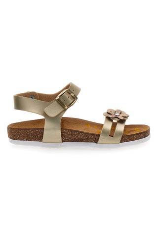 Platinske sandale z barvnimi kristali Pittarello Bio 257A007SR