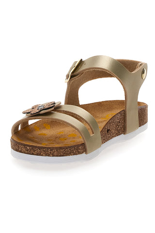 Platinske sandale z barvnimi kristali Pittarello Bio 257A007SR