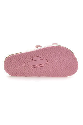 Bele in roza natikači z dvojno zaponko PITTARELLO BIO 257A206SR