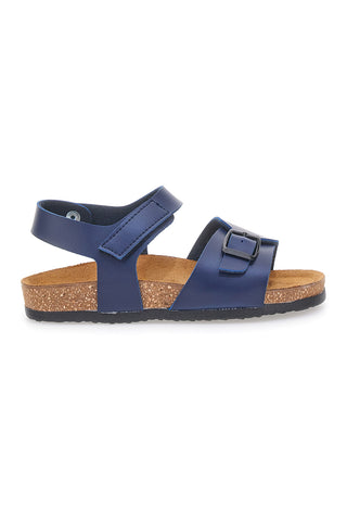 Modri sandali s sponko in nastavljivim trakom Pittarello Bio 257A080SR