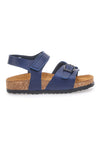 Modre sandale s sponko in nastavljivim trakom Pittarello Bio 257A080SR