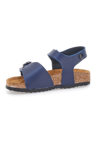 Modre sandale s sponko in nastavljivim trakom Pittarello Bio 257A080SR