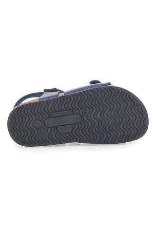Modre sandale s sponko in nastavljivim trakom Pittarello Bio 257A080SR