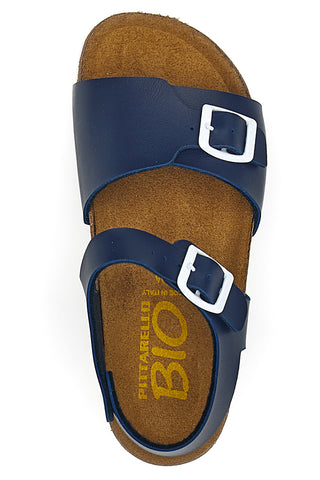 Modri sandali z jermenčki Made in Italy Pittarello Bio 257A066SR