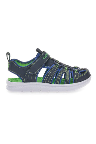 Modri športni sandali z zapenjanjem na velcro Skechers C-Flex Sandal 2 Heart Blast