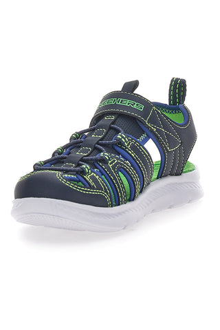 Modri športni sandali z zapenjanjem na velcro Skechers C-Flex Sandal 2 Heart Blast