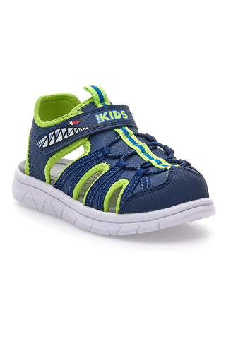 Modro-zeleni sandali s trakom Pitt kids K25506