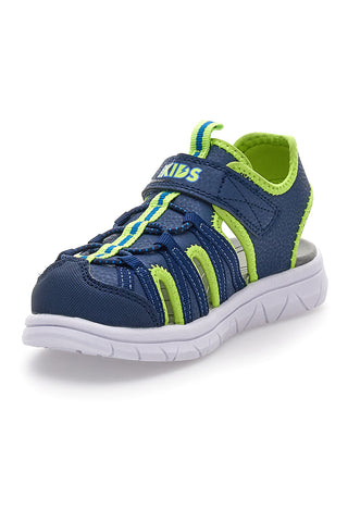 Modro-zeleni sandali s trakom Pitt kids K25506