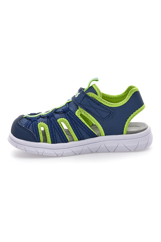 Modro-zeleni sandali s trakom Pitt kids K25506