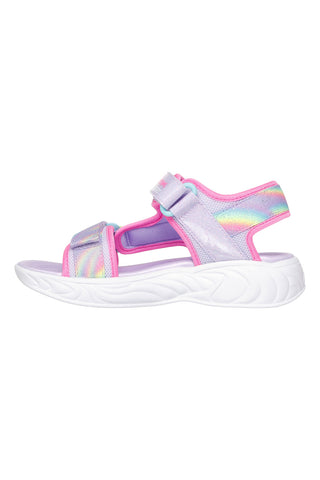 Vijolični sandali z lučkami Skechers Dreamy Unicorns