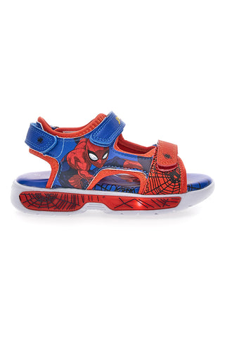 Modri in rdeči sandali z lučkami Spiderman M14485