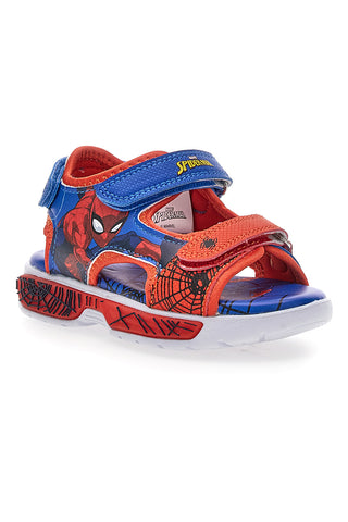 Modri in rdeči sandali z lučkami Spiderman M14485