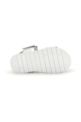 Beli otroški sandali s srčki Pitt kids 392616S