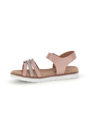 Roza sandali first step s kamenčki Pitt kids 392619S