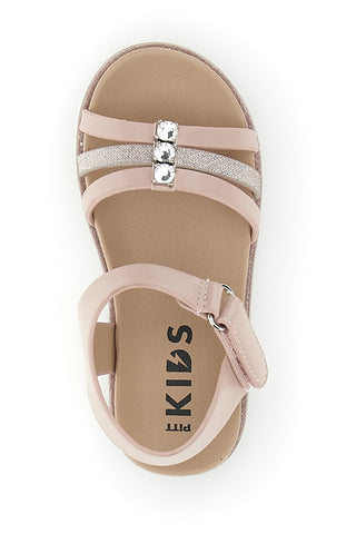 Roza sandali first step s kamenčki Pitt kids 392619S