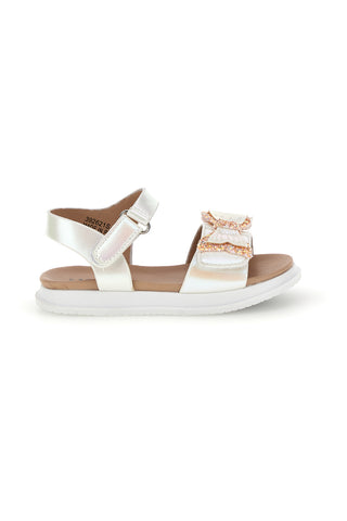 Beli sandali first step z okrasnim lokom Pitt kids 392621S