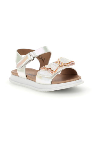 Beli sandali first step z okrasnim lokom Pitt kids 392621S