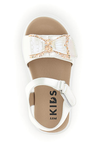 Beli sandali first step z okrasnim lokom Pitt kids 392621S