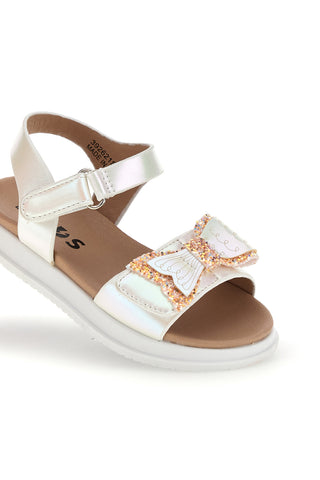Beli sandali first step z okrasnim lokom Pitt kids 392621S