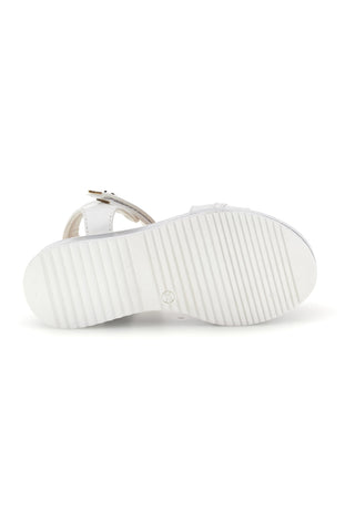 Beli sandali z naramnicami s kamenčki Pitt kids 392629S