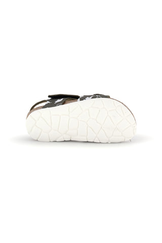 Zeleni sandali s trakovi na velcro z motivom dinozavrov Pitt kids 40006ndn