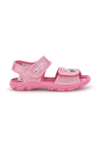 Roza sandali s potiskom Minnie in zapenjanjem na trak Minnie D3010815T
