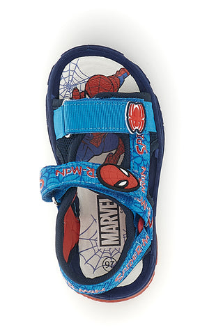 Svetlo modri sandali s trakovi in lučkami Spiderman R1310666T10