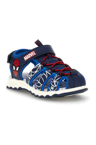 Modri sandali s potiskom Spidermana in zapenjanjem na trak Spiderman R1310669S