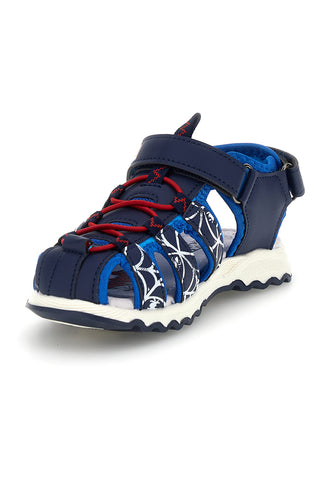Modri sandali s potiskom Spidermana in zapenjanjem na trak Spiderman R1310669S