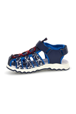 Modri sandali s potiskom Spidermana in zapenjanjem na trak Spiderman R1310669S