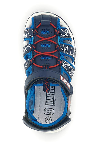 Modri sandali s potiskom Spidermana in zapenjanjem na trak Spiderman R1310669S