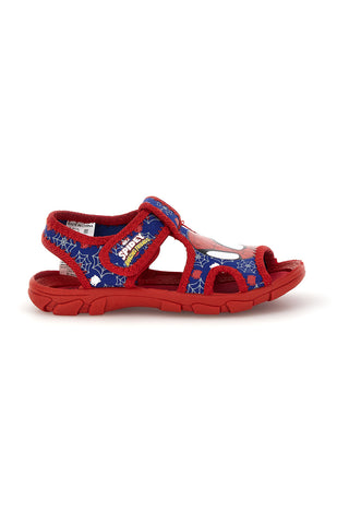 Sandali rosso blu primi passi con strappi Spiderman R1310675T