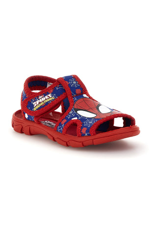 Rdeče modri sandali za malčke s trakovi Spiderman R1310675T
