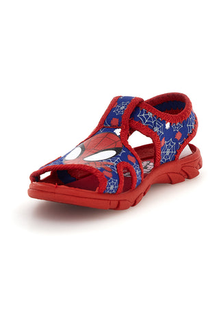 Rdeče modri sandali za malčke s trakovi Spiderman R1310675T