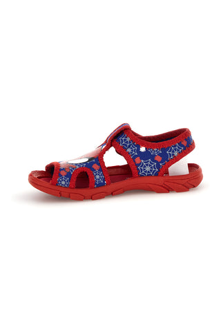 Rdeče modri sandali za malčke s trakovi Spiderman R1310675T