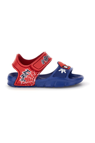 Sandali blu rosso leggero con chiusura a strappo Spiderman R1310681S01