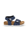 Modri sandali z naramnicami Pitt kids 14128