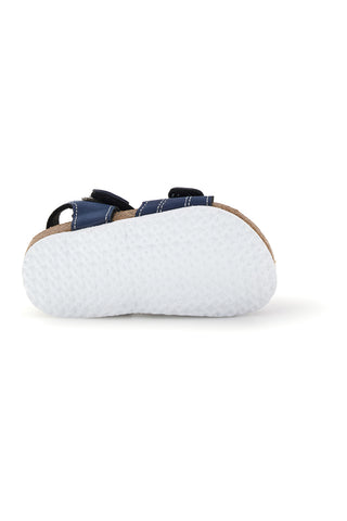 Modri sandali z naramnicami Pitt kids 14128