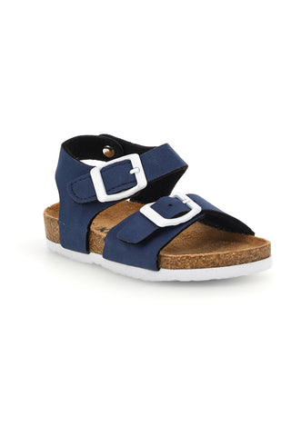 Modri sandali z zaponkami Pitt kids 14466