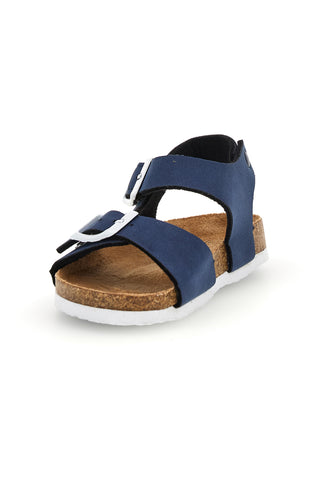 Modri sandali z zaponkami Pitt kids 14466