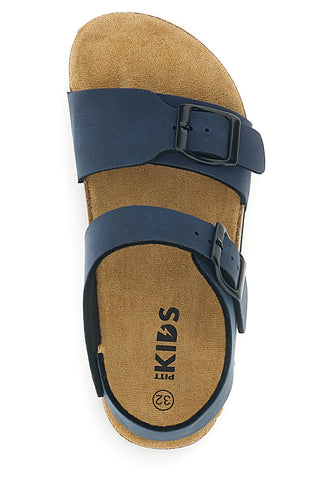 Modri sandali z dvojno zaponko Pitt kids 14605