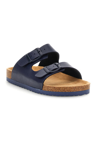 Modri copati z dvojno zaponko Pitt kids 14606