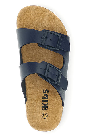 Modri copati z dvojno zaponko Pitt kids 14606