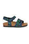 Zeleni maskirni sandali z zaponko Pittarello bio 257A080SR