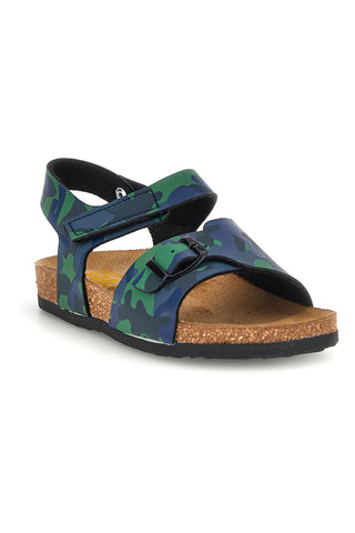 Zeleni maskirni sandali z zaponko Pittarello bio 257A080SR
